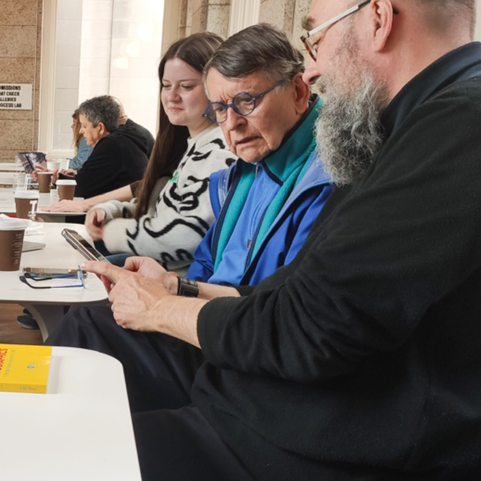 Treffen mit Nigel Holmes, New York, 10.04.2024